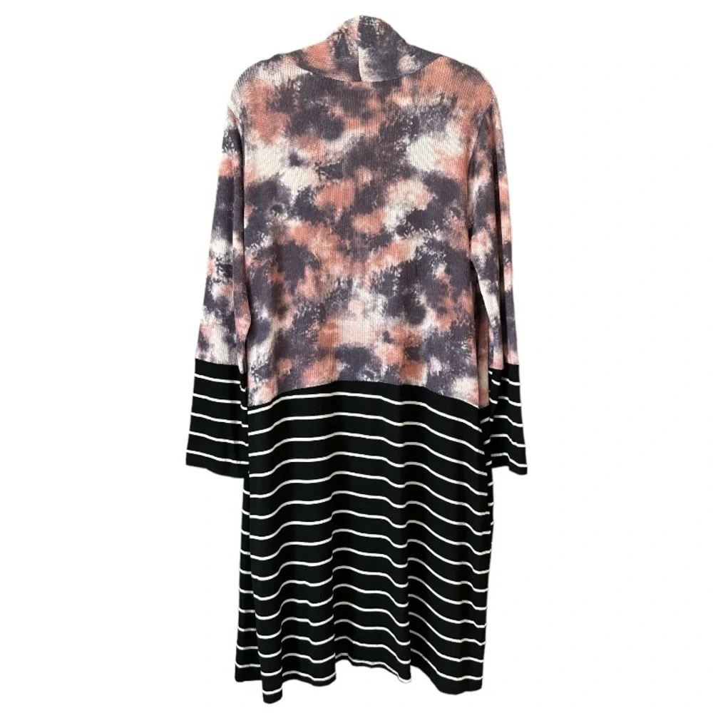 Lightweight Long Sleeve Women's Cardigan, Pockets, Open Front Made in the USA - Picture 2 of 8